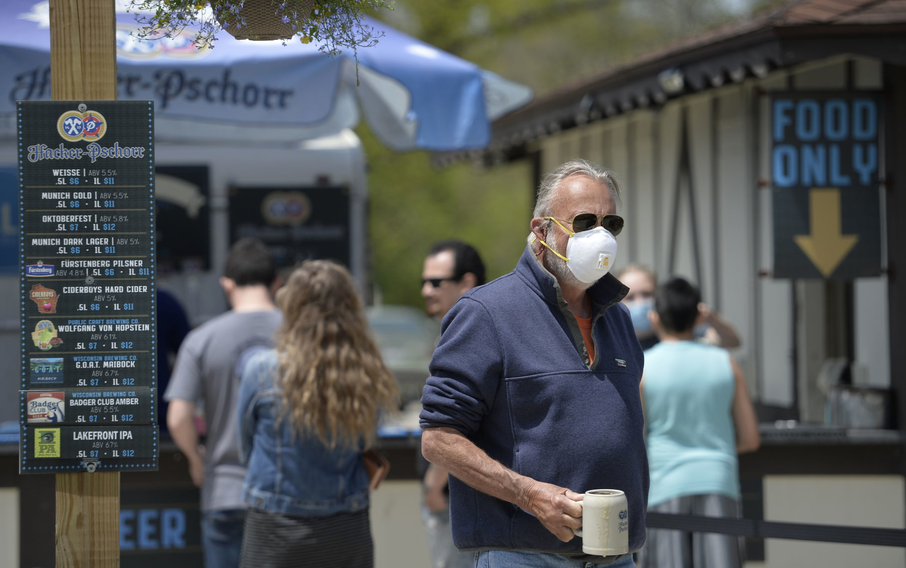 BIERGARTEN OPENS